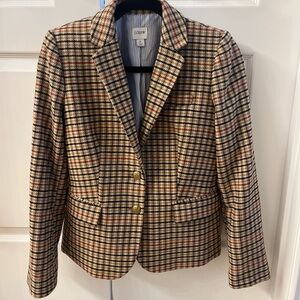 J. Crew Factory Women's Blazer - Black, Red, Tan